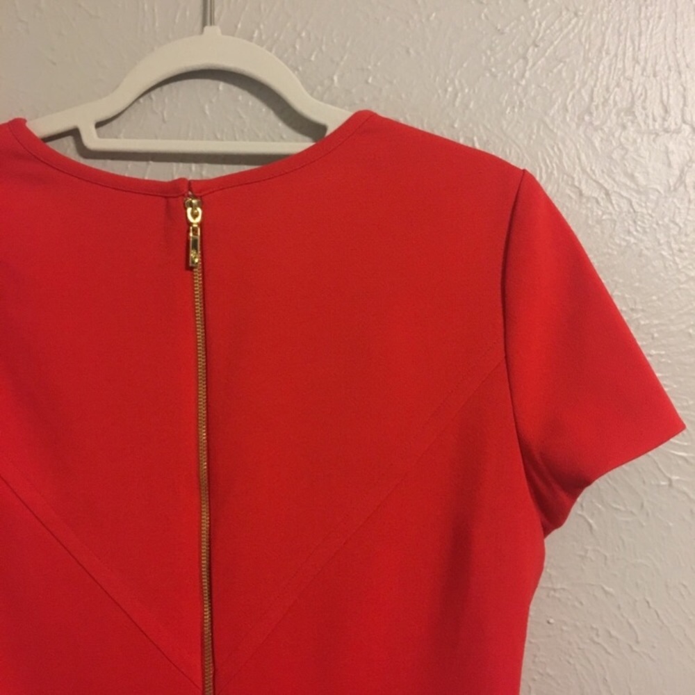 Eliza J Red Fit & Flare Dress - Picture 5 of 8